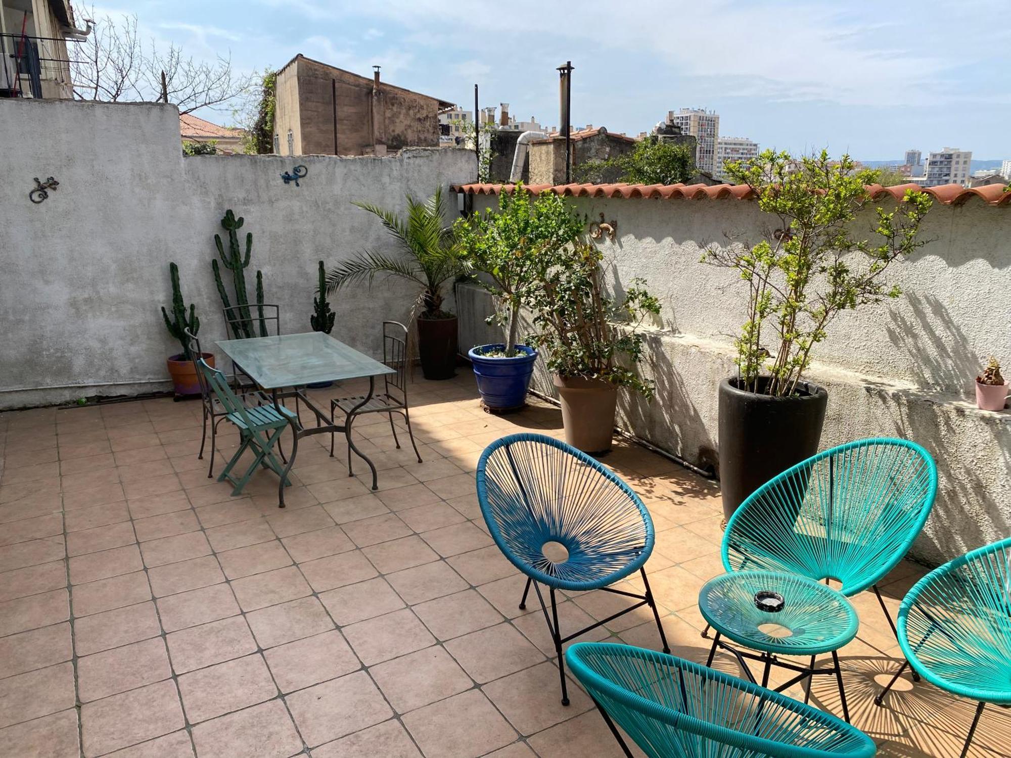 Maison 3 Chambres Gde Terrasse Proche Vieux Port Et Sncf Marseille Luaran gambar